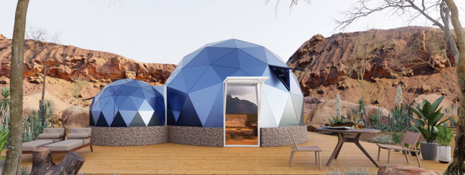 高州市球形智能光伏玻璃星空房